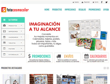 Tablet Screenshot of fotocosmocolor.rollpix.com